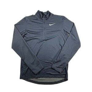 Nike Pacer  Men's DRI-Fit 1/2 Zip Running Shirt Blue Size Small